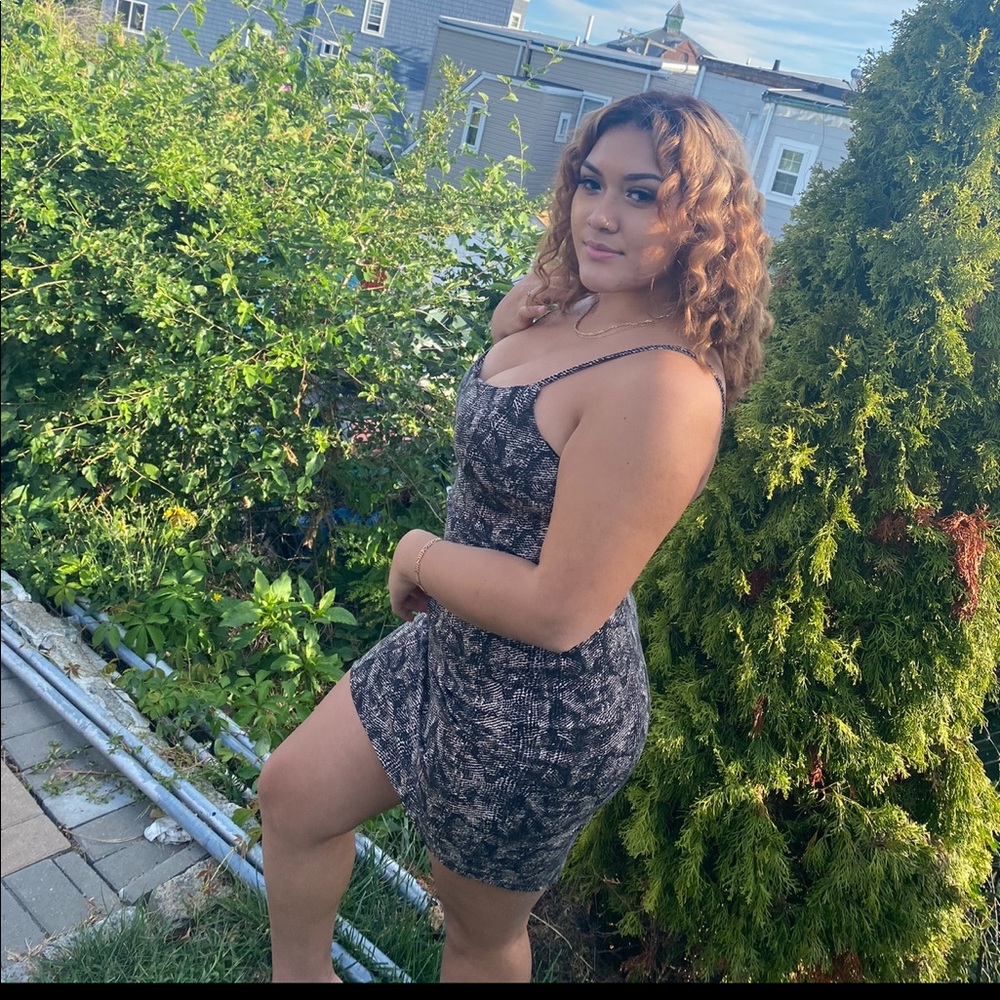 Snake skin dress